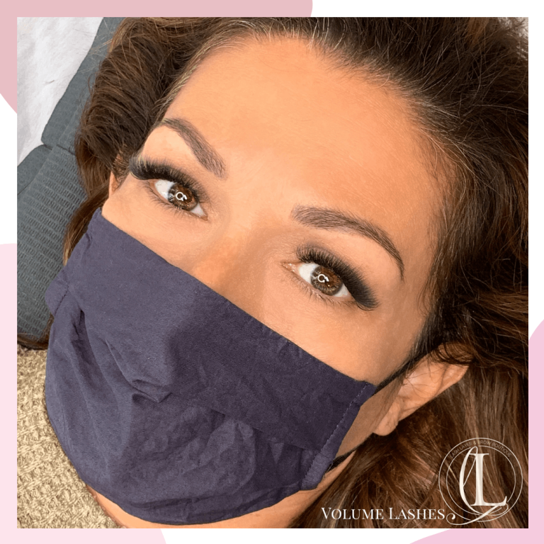 Short length volume eyelash extensions